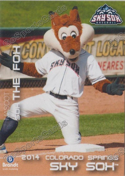 2014 Colorado Springs Sky Sox Mascot