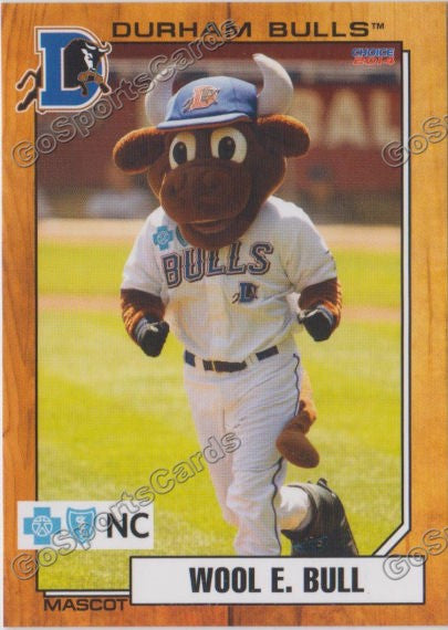 2014 Durham Bulls Wool E Bull Mascot