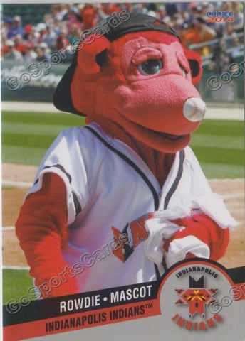 2014 Indianapolis Indians Rowdie Mascot