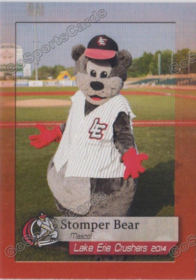 2014 Lake Erie Crushers Stomper Bear