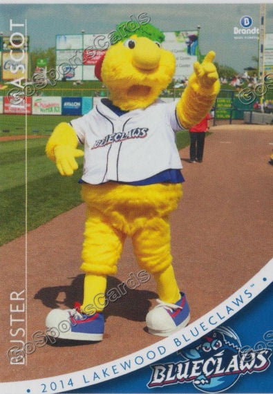 2014 Lakewood BlueClaws Buster Mascot