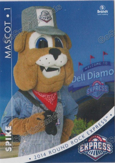 2014 Round Rock Express Spike Mascot