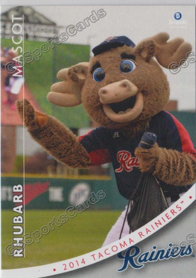 2014 Tacoma Rainiers Rhubarb The Reindeer