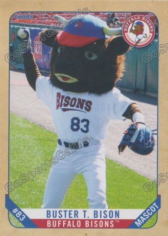 2016 Buffalo Bisons Buster T Bison Mascot