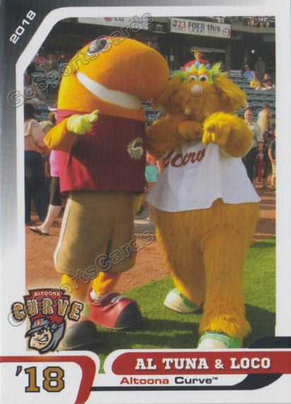 2018 Altoona Curve Al Tuna Loco Mascot