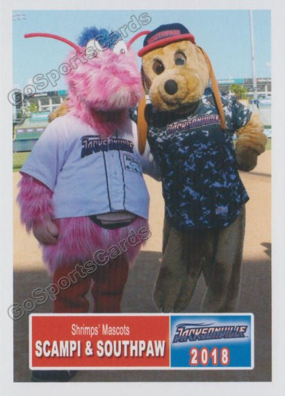 Jumbo Shrimp introduce Scampi second mascot