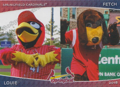 2018 Springfield Cardinals SGA Louie Fetch Mascot