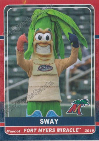 2019 Fort Myers Miracle Sway Mascot