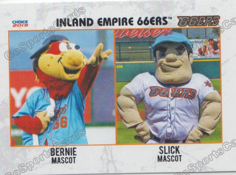 2019 Inland Empire 66ers Bernie Slick Mascot