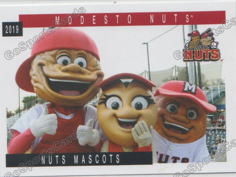 2019 Modesto Nuts Mascot