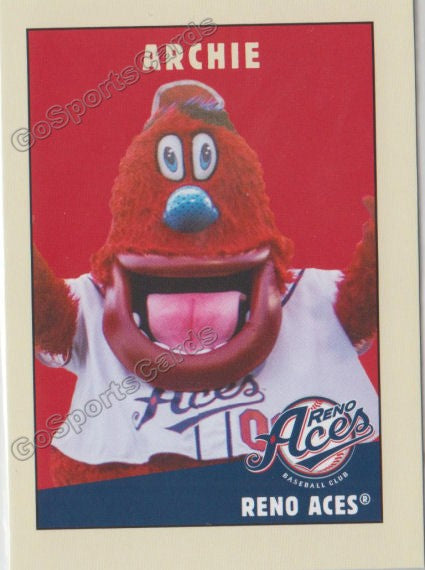 2019 Reno Aces Archie Mascot – Go Sports Cards