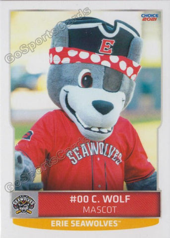 2021 Erie Seawolves C Wolf Mascot