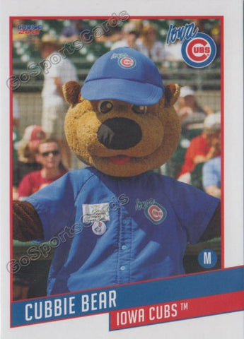 2021 Iowa Cubs Cubbie Bear Mascot