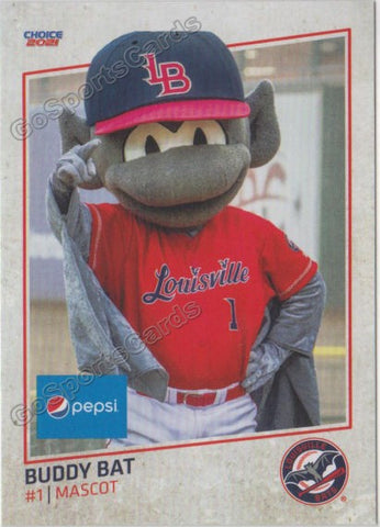 2021 Louisville Bats Buddy Bat Mascot