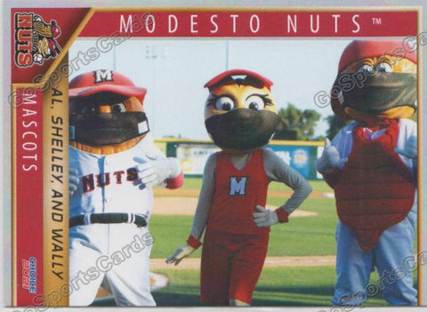 2021 Modesto Nuts Al Shelley Wally Mascot