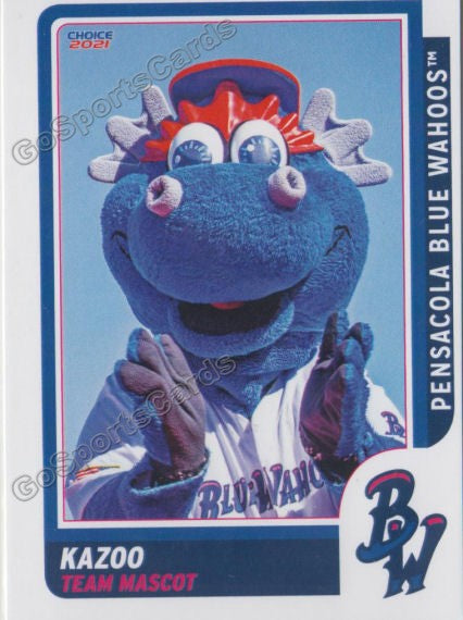 2021 Pensacola Blue Wahoos Kazoo Mascot – Go Sports Cards