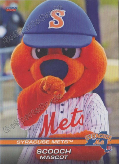 2021 Syracuse Mets Scooch Mascot