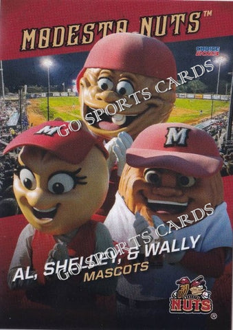 2023 Modesto Nuts Al Shelley Wally Mascot