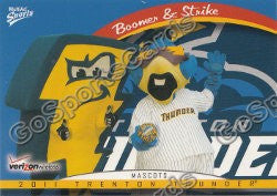 2011 Trenton Thunder Boomer & Strike Mascots