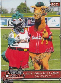 2012 Great Lakes Loons Lou E Loon Rall E Camel