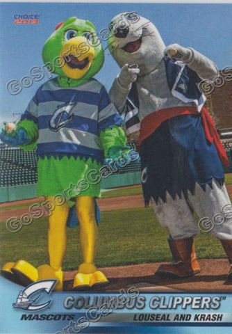 2013 Columbus Clippers Louseal and Krash