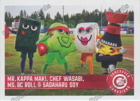 2016 Vancouver Canadians Mascots