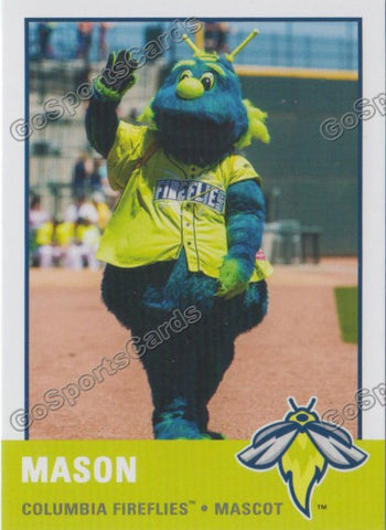 2017 Columbia Fireflies Mason Mascot