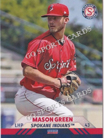 2022 Spokane Indians Mason Green