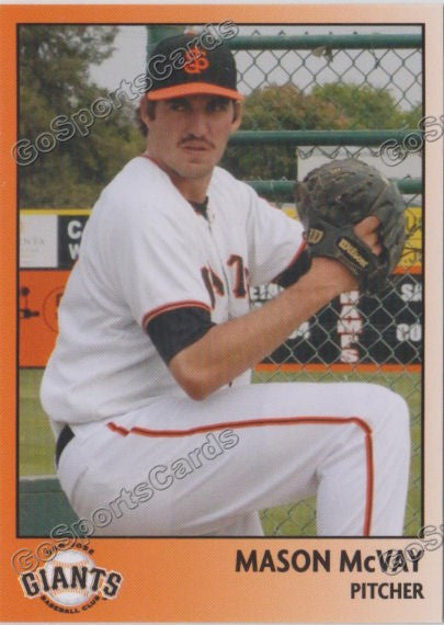 2014 San Jose Giants Mason McVay