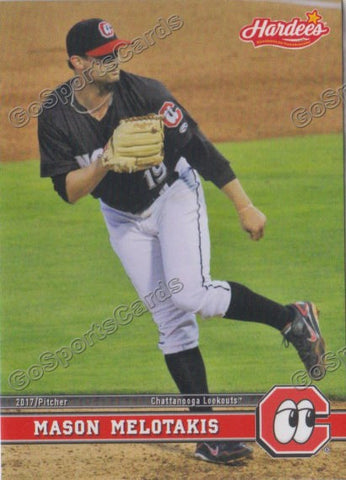 2017 Chattanooga Lookouts Mason Melotakis