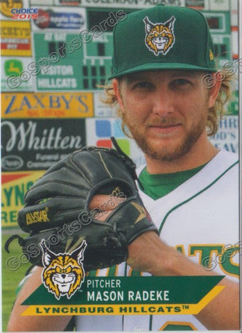 2015 Lynchburg Hillcats Mason Radeke