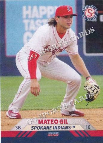 2022 Spokane Indians Mateo Gil