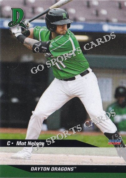 2023 Dayton Dragons Matheu Mat Nelson