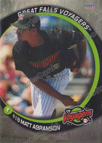 2013 Great Falls Voyagers Matt Abramson