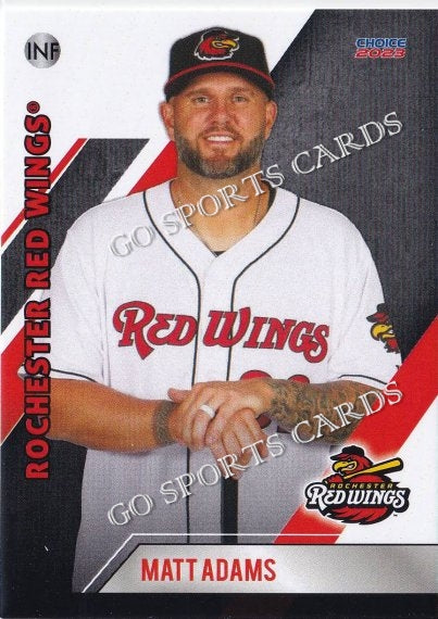 2023 Rochester Red Wings Matt Adams – Go Sports Cards