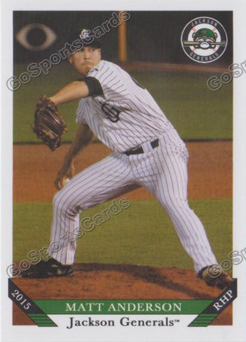 2015 Jackson Generals Matt Anderson