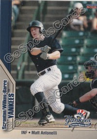 2012 Scranton Wilkes Barre Yankees Empire State Matt Antonelli