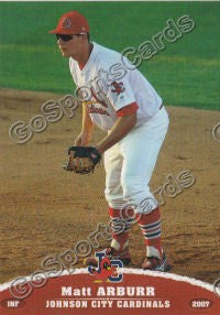 2007 Johnson City Cardinals Matthew Arburr
