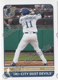 2012 Tri City Dust Devils Matt Argyropoulos