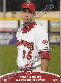 2009 Harrisburg Senators Matt Avery