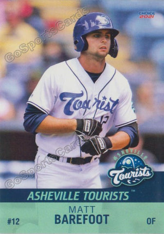 2021 Asheville Tourists Matt Barefoot