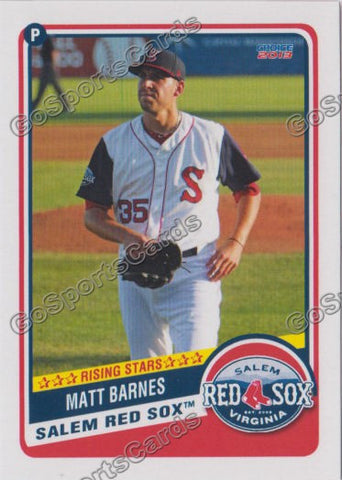 2013 Salem Red Sox Matt Barnes