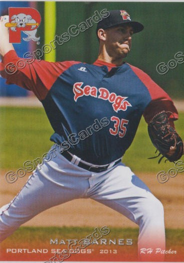 2013 Portland Sea Dogs Matt Barnes