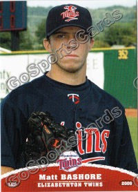 2009 Elizabethton Twins Matt Bashore