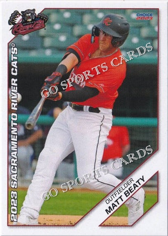 2023 Sacramento River Cats Matt Beaty