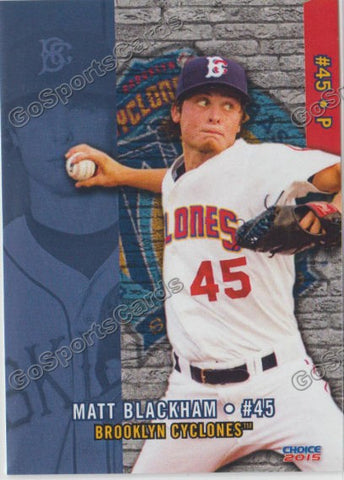 2015 Brooklyn Cyclones Matt Blackham
