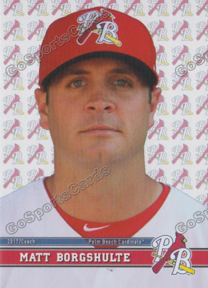 2017 Palm Beach Cardinals Matt Borgshulte