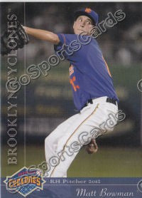 2012 Brooklyn Cyclones Matt Bowman