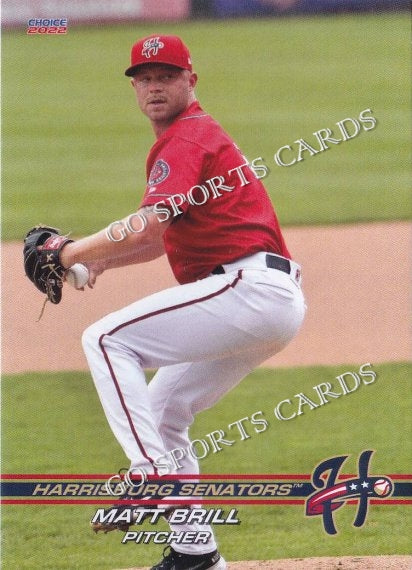 2022 Harrisburg Senators Matt Brill