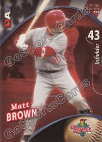 2009 Cedar Rapids Kernels DAV Matt Brown